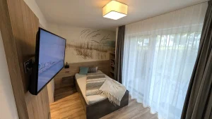 Apartment 24 Bett und Terrasse