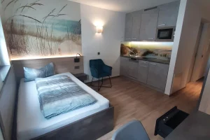 Apartment 29 Wohnbereich mit Küche