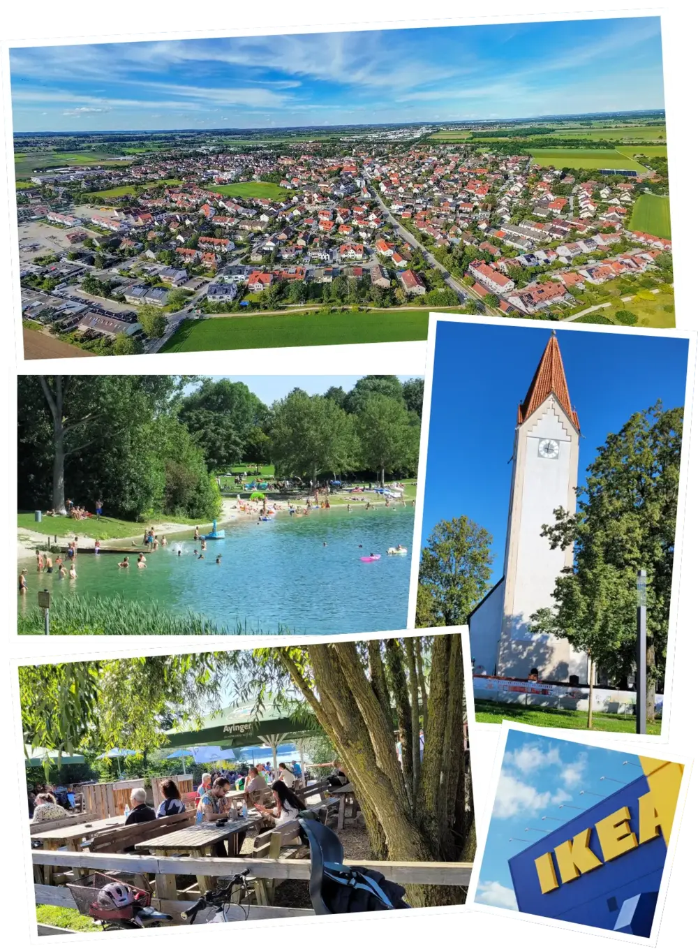 Fotocollage der Gemeinde Eching