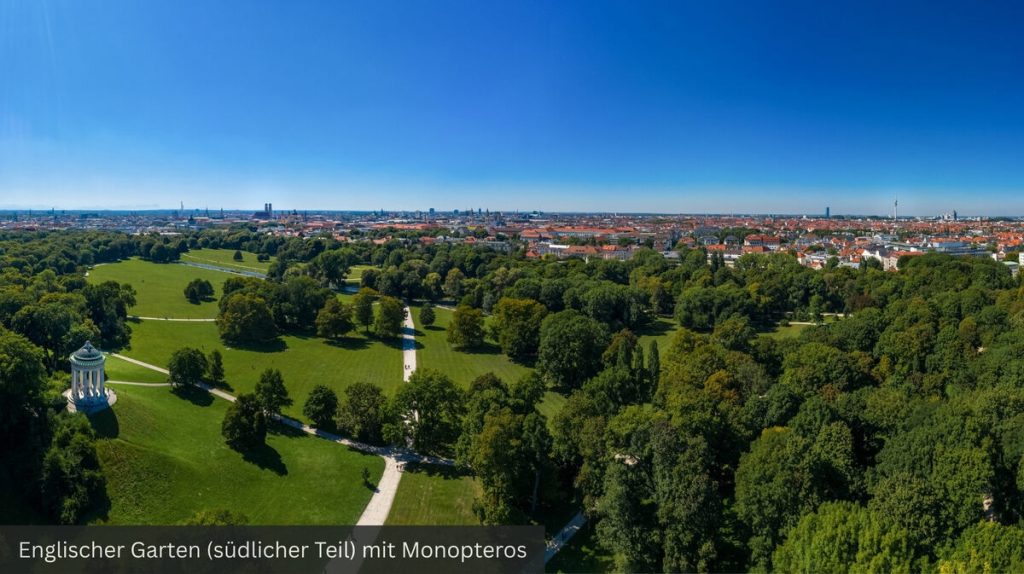 Englischer Garten mit Monopteros