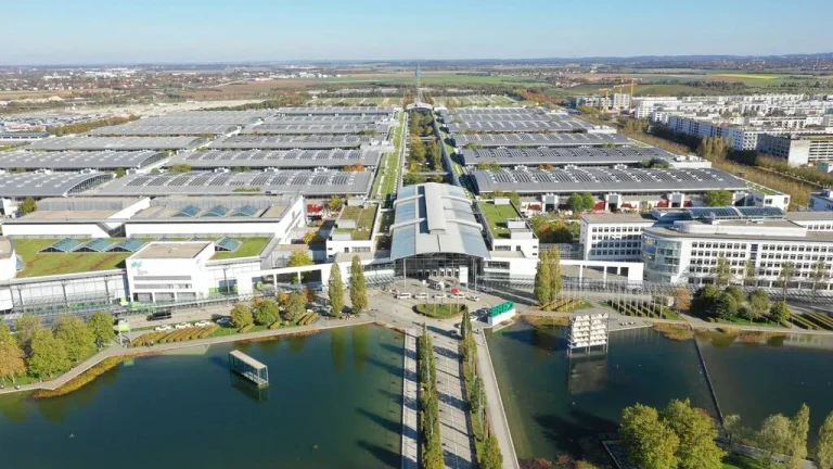 Messe München Riem von oben